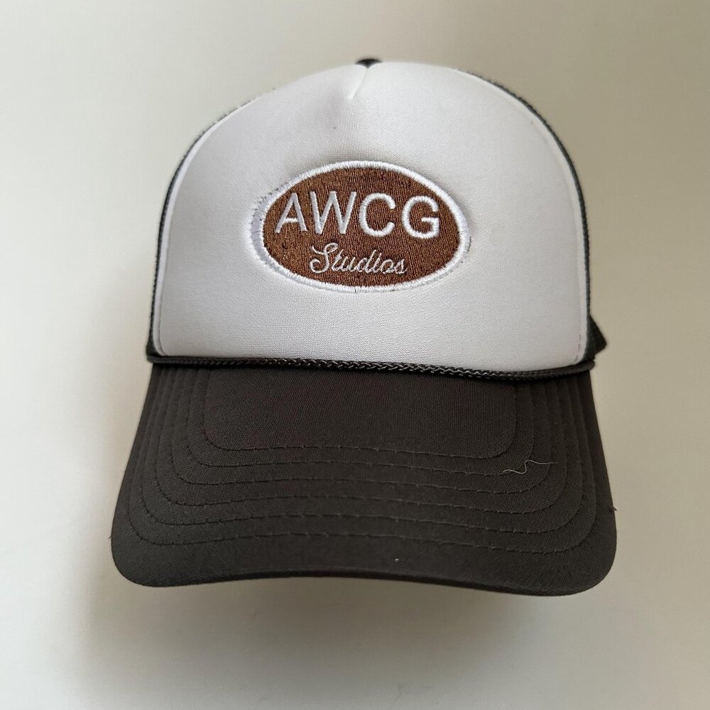 AWCG Studios Otto Collection Trucker Hat Adjustable Snapback Cap Gray OSFM
